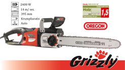 Elektrinis grandininis pjūklas 2400W Grizzly EKS 2440 QT