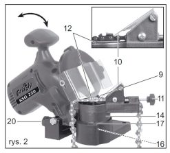 Alternative view of Elektrinės galandinimo staklės Grizzly KSG 220