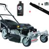 Benzininė savaeigė vejapjovė 2,9kW Grizzly BRM 56-196 A-OHV Q-360° Premium + dovanos