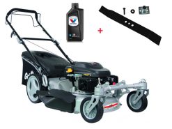Benzininė savaeigė vejapjovė 2,9kW Grizzly BRM 56-196 A-OHV Q-360° Premium + dovanos