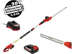 Akumuliatorinė aukštapjovė gyvatvorėms 20V Grizzly AHS 2020-45 T-Lion Set