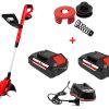 Akumuliatorinis trimeris 20V Grizzly ART 2020-25 Li Set 2in1 su dviem 2.0 Ah akumuliatoriais
