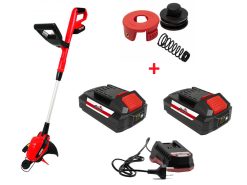 Akumuliatorinis trimeris 20V Grizzly ART 2020-25 Li Set 2in1 su dviem 2.0 Ah akumuliatoriais