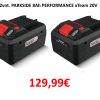 2vnt. PARKSIDE 8Ah PERFORMANCE xTeam 20V išmanioji baterija PAPS 208 A1