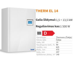 Alternative view of Elektrinis katilas su liečiamu ekranu THERMONA THERM EL 14