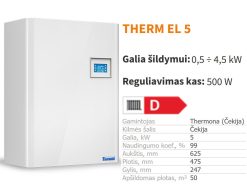 Alternative view of Elektrinis katilas su liečiamu ekranu THERMONA THERM EL 5