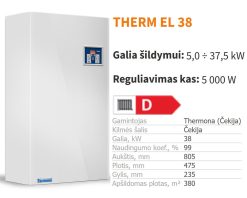 Alternative view of Elektrinis katilas THERMONA THERM EL 38