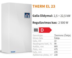 Alternative view of Elektrinis katilas THERMONA THERM EL 23
