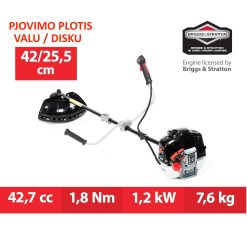 Benzininis trimeris NAX 600B, 1.2KW, Briggs&Stratton