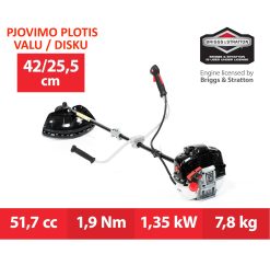 Benzininis trimeris NAX 700B, 1.35KW, Briggs&Stratton
