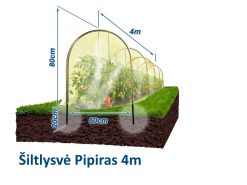 Šiltlysvė Pipiras 4m
