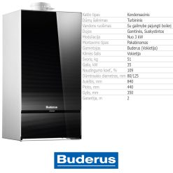 BUDERUS LOGAMAX PLUS GB172i 35 dujinis kondensacinis katilas
