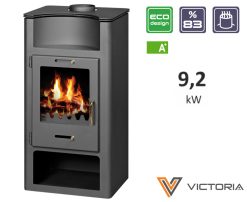 Plieninė krosnelė Victoria Elegance, 9,2 kW