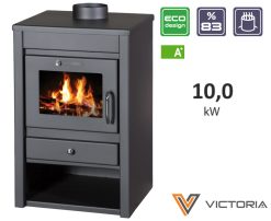 Plieninė krosnelė Victoria Mega Max, 10kW