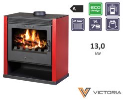 Plieninė krosnelė Victoria Rubin Red, 13 kW